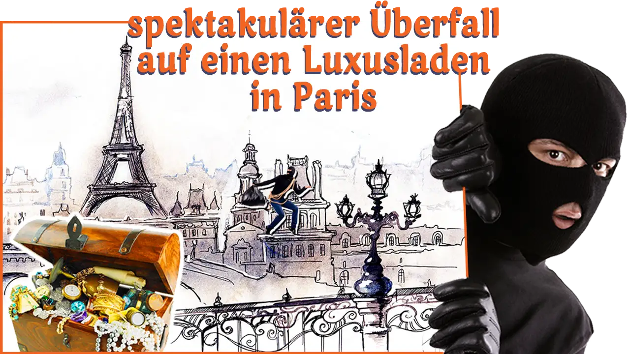 Spektakulärer Überfall auf einen Pariser Luxusladen